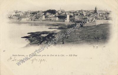 Carte postale ancienne St Servan — Saint-Malo (Ille-et-Vilaine)