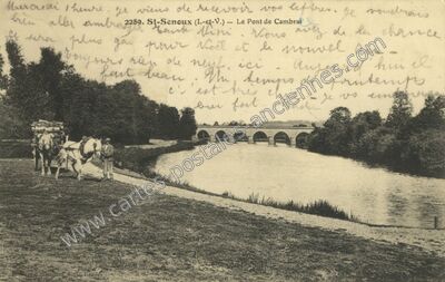 Carte postale ancienne Le Pont de Cambrai — Saint-Senoux (Ille-et-Vilaine)