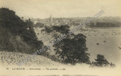 Carte postale ancienne La Rance. - Vue générale — Saint-Suliac (Ille-et-Vilaine)