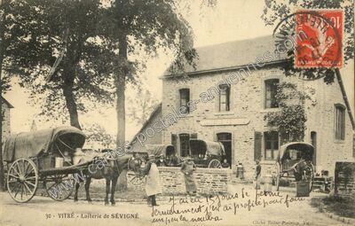 Carte postale ancienne Laiterie de SÉVIGNÉ — Vitré (Ille-et-Vilaine)