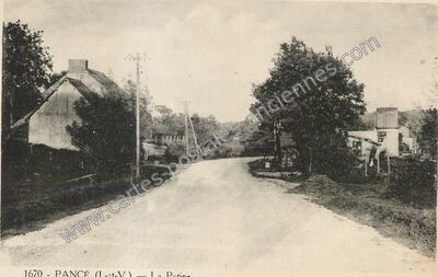 Carte postale ancienne Pance — Pancé (Ille-et-Vilaine)