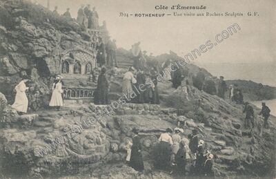 Carte postale ancienne Rotheneuf — Saint-Malo (Ille-et-Vilaine)