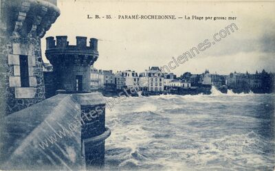 Carte postale ancienne Parame Rochebonne — Saint-Malo (Ille-et-Vilaine)