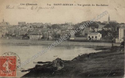 Carte postale ancienne St Servan — Saint-Malo (Ille-et-Vilaine)