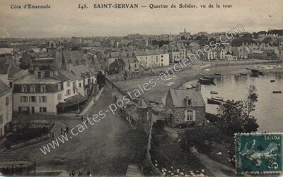 Carte postale ancienne St Servan — Saint-Malo (Ille-et-Vilaine)