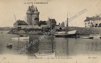 Carte postale ancienne St Servan — Saint-Malo (Ille-et-Vilaine)