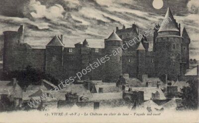 Carte postale ancienne Chateau de Vitre — Vitré (Ille-et-Vilaine)