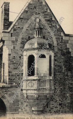 Carte postale ancienne Le Château de Vitré — L'Absidiole — Vitré (Ille-et-Vilaine)