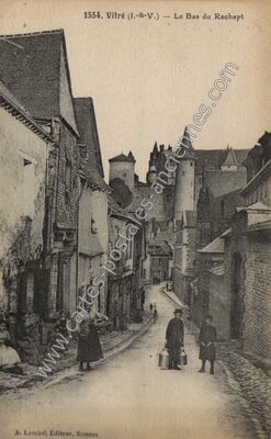 Carte postale ancienne Le Bas du Rachapt — Vitré (Ille-et-Vilaine)