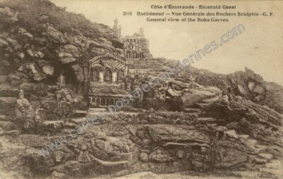Carte postale ancienne Rotheneuf — Saint-Malo (Ille-et-Vilaine)