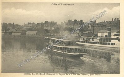 Carte postale ancienne Côte d'Emeraude — Saint-Malo (Ille-et-Vilaine)