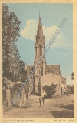 Carte postale ancienne Ste Marie sur Mer — Sainte-Marie (Ille-et-Vilaine)