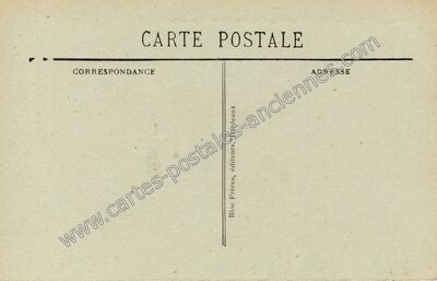 Carte postale ancienne Arriere BLOC — Bordeaux (Gironde)