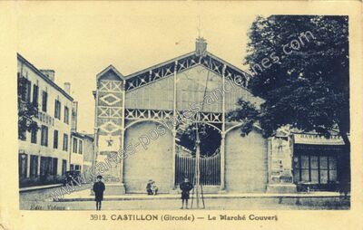 Carte postale ancienne Castillon — Castillon-la-Bataille (Gironde)