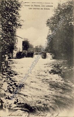 Carte postale ancienne La Trave — Préchac (Gironde)