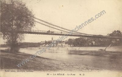 Carte postale ancienne Le Pont — La Réole (Gironde)