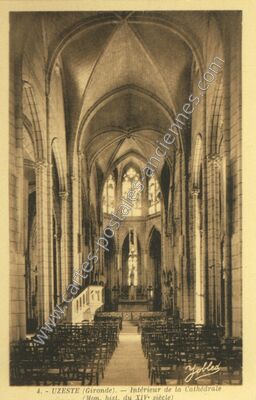 Carte postale ancienne Uzeste — Uzeste (Gironde)