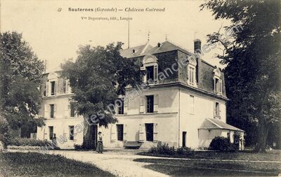 Carte postale ancienne Château Guiraud — Sauternes (Gironde)