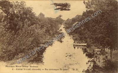 Carte postale ancienne Cazaux Lac — La Teste-de-Buch (Gironde)