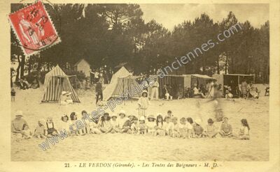 Carte postale ancienne Le Verdon — Le Verdon-sur-Mer (Gironde)