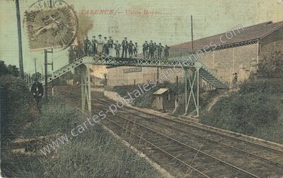 Carte postale ancienne Usine Boyer — Talence (Gironde)