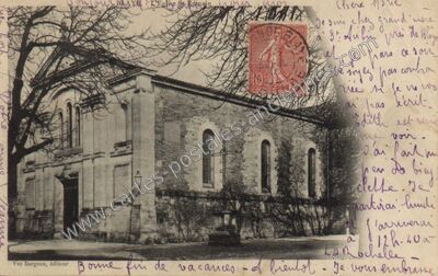 Carte postale ancienne L'Eglise St Romain — Blaye (Gironde)