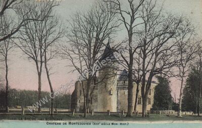 Carte postale ancienne Chateau de Montesquieu — La Brède (Gironde)