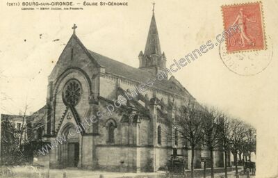 Carte postale ancienne Bourg sur Gironde — Bourg (Gironde)