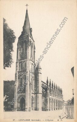 Carte postale ancienne Lesparre — Lesparre-Médoc (Gironde)