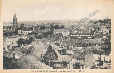 Carte postale ancienne Lesparre — Lesparre-Médoc (Gironde)