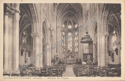 Carte postale ancienne St Trelody — Lesparre-Médoc (Gironde)