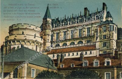 Carte postale ancienne Amboise ch — Amboise (Indre-et-Loire)