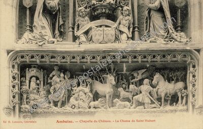 Carte postale ancienne Amboise ch — Amboise (Indre-et-Loire)