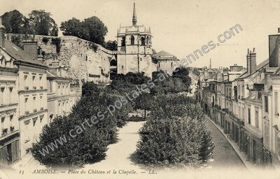 Carte postale ancienne Amboise ch — Amboise (Indre-et-Loire)