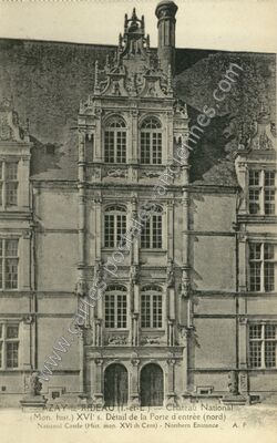 Carte postale ancienne Chateau National — Azay-le-Rideau (Indre-et-Loire)