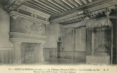 Carte postale ancienne Chateau National — Azay-le-Rideau (Indre-et-Loire)