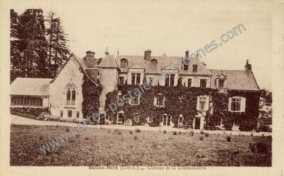 Carte postale ancienne Château de la Commanderie — Ballan-Miré (Indre-et-Loire)