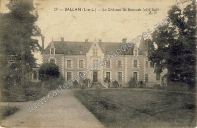 Carte postale ancienne Ballan — Ballan-Miré (Indre-et-Loire)