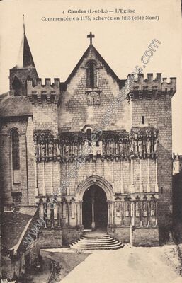 Carte postale ancienne Candes — Candes-Saint-Martin (Indre-et-Loire)