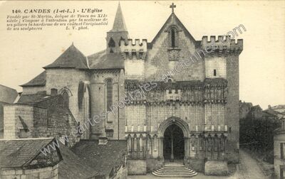 Carte postale ancienne Candes — Candes-Saint-Martin (Indre-et-Loire)