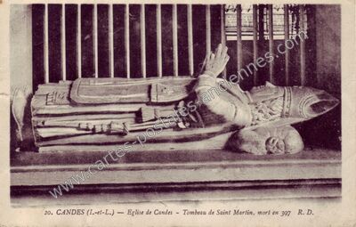 Carte postale ancienne Candes — Candes-Saint-Martin (Indre-et-Loire)