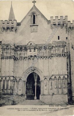 Carte postale ancienne Candes — Candes-Saint-Martin (Indre-et-Loire)