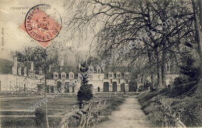 Carte postale ancienne Champigny sur Veude — Champigny-sur-Veude (Indre-et-Loire)