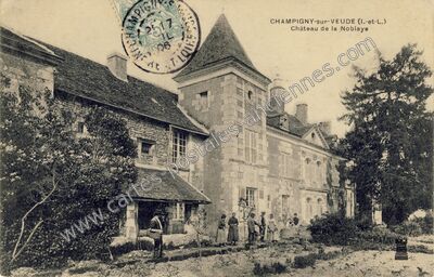 Carte postale ancienne Château de la Noblaye — Champigny-sur-Veude (Indre-et-Loire)