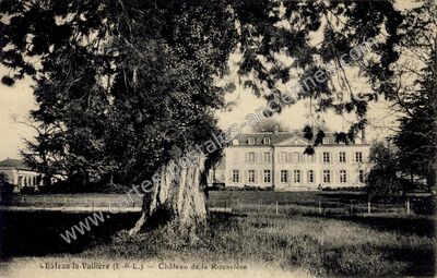 Carte postale ancienne Château de la Roussière — Château-la-Vallière (Indre-et-Loire)