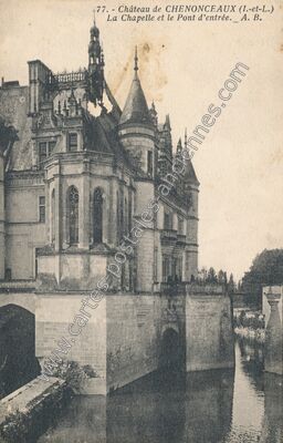 Carte postale ancienne Chateau de Chenonceaux — Chenonceaux (Indre-et-Loire)