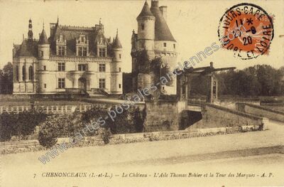 Carte postale ancienne Chateau de Chenonceaux — Chenonceaux (Indre-et-Loire)