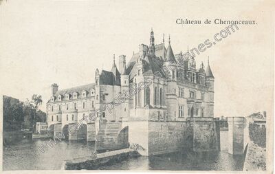 Carte postale ancienne Chateau de Chenonceaux — Chenonceaux (Indre-et-Loire)
