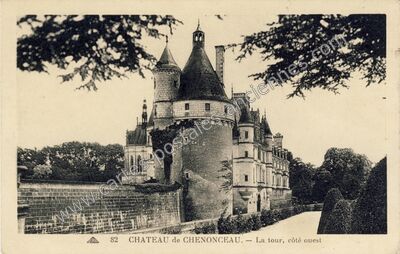 Carte postale ancienne Chenonceaux ch — Chenonceaux (Indre-et-Loire)
