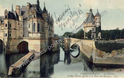Carte postale ancienne Chenonceaux ch — Chenonceaux (Indre-et-Loire)